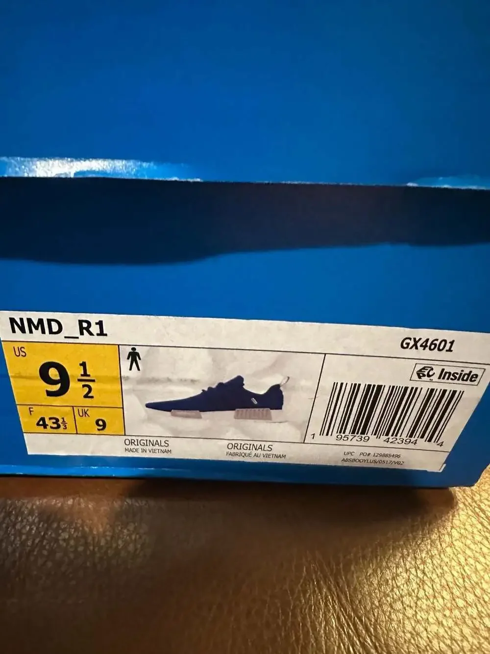 Men’s Adidas NMD_R1 Royal Blue Grey GX4601